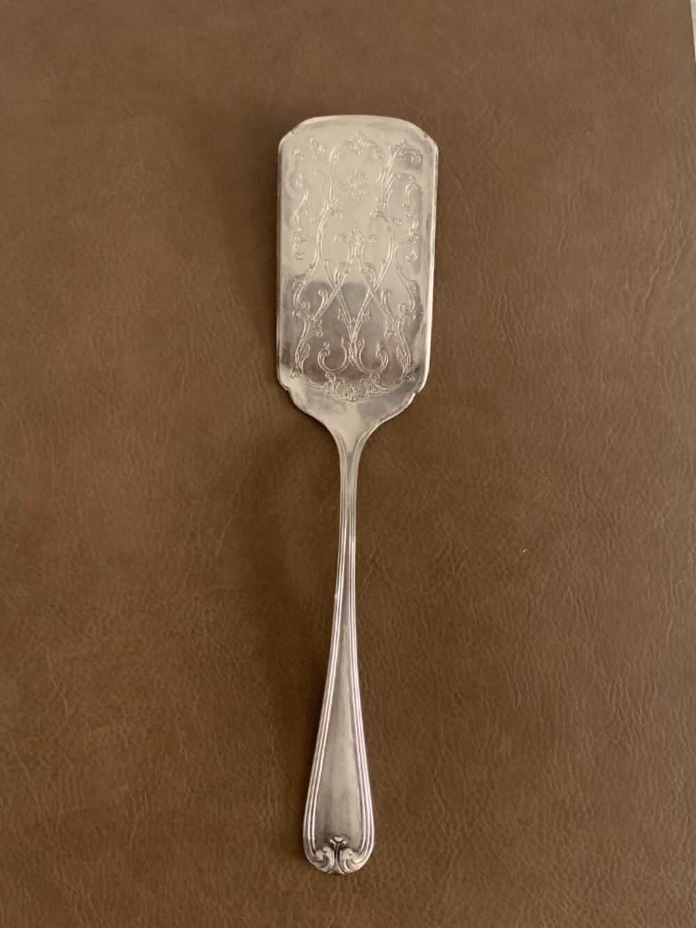 Vintage Gorham Heritage Silverplate Cake Server Made In Italy